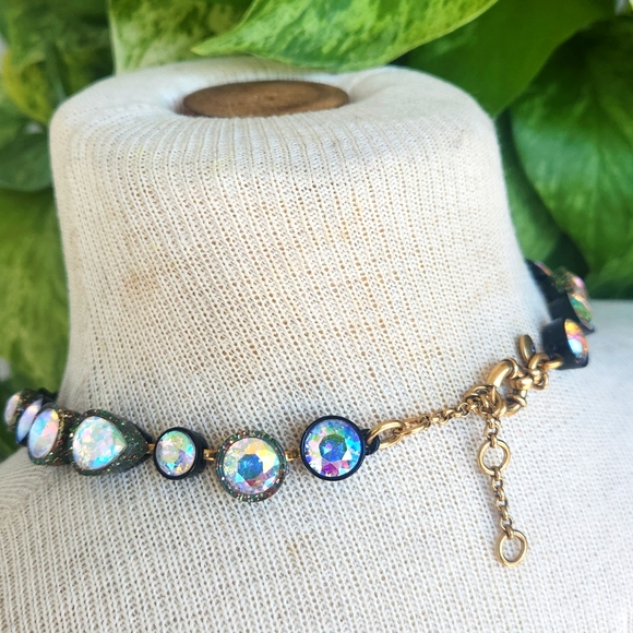 J. Crew Sea Glass Glittery, Infinity Stone Brulee Necklace - Picture 5 of 12